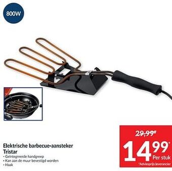 Elektrische barbecue-aansteker tristar