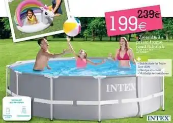 Yess Zwembad prism frame rond tubulair aanbieding