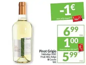 Pinot grigio valdadige doc friuli alto adige il casato wit