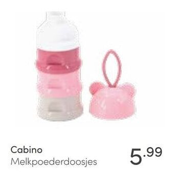 Baby & Tiener Cabino melkpoederdoosjes aanbieding