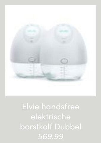 Elvie handsfree elektrische borstkolf dubbel