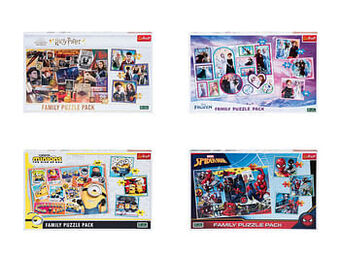 Trefl 4-in-1 puzzel family pack