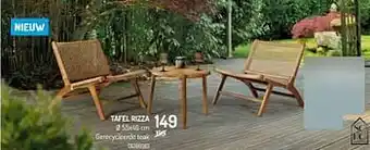 Oh Green Tafel rizza aanbieding