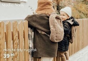 Baby & Tiener Studio noos mini teddy rugzak aanbieding