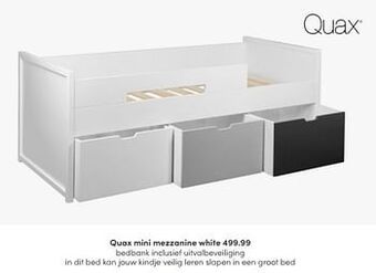 Baby & Tiener Quax mini mezzanine white aanbieding
