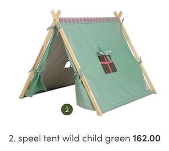 Baby & Tiener Lifetime speel tent wild child green aanbieding