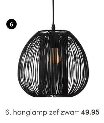 Baby & Tiener Kidsdepot hanglamp zef zwart aanbieding