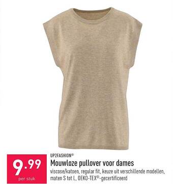 ALDI Mouwloze Pullover Voor Dames aanbieding
