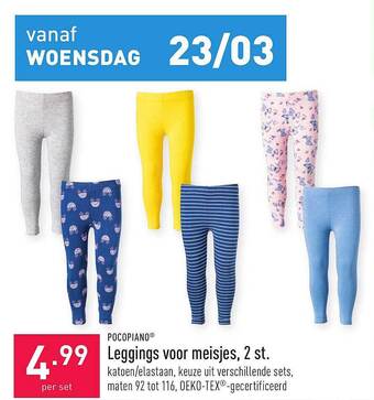 ALDI Leggings Voor Meisjes aanbieding