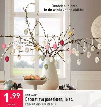 ALDI Decoratieve Paaseieren aanbieding