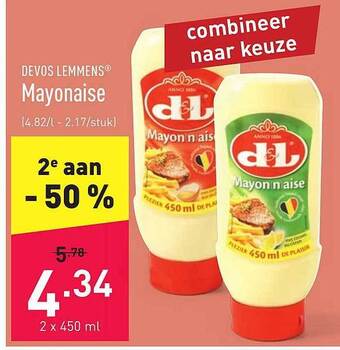 ALDI Mayonaise aanbieding