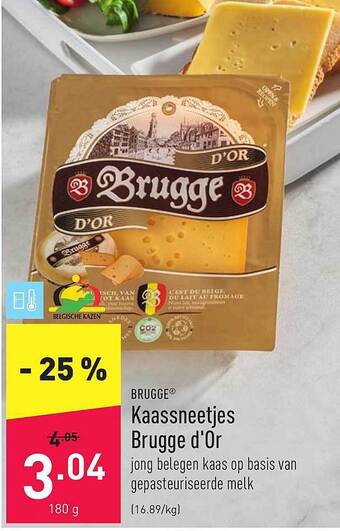 ALDI Kaassneetjes Brugge D Or aanbieding
