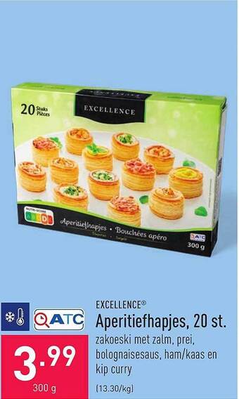 ALDI Aperitiefhapjes aanbieding