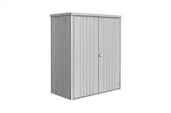 Brico Biohort tuinkast 150 staal zilver metallic 155x83x182,5cm aanbieding