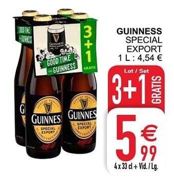 Cora Guinness special export aanbieding