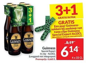 Intermarché Guinness special export aanbieding