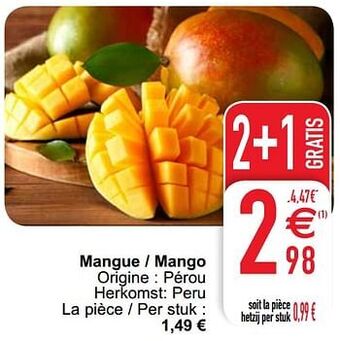 Cora Mangue - mango aanbieding
