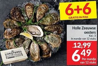 Intermarché Holle zeeuwse oesters aanbieding