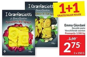 Intermarché Emma giordani gevulde pasta aanbieding