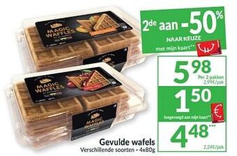 Intermarché Gevulde wafels aanbieding