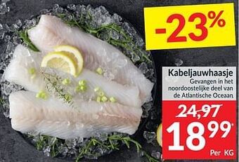 Intermarché Kabeljauwhaasje aanbieding