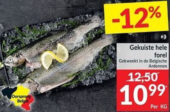 Intermarché Gekuiste hele forel aanbieding