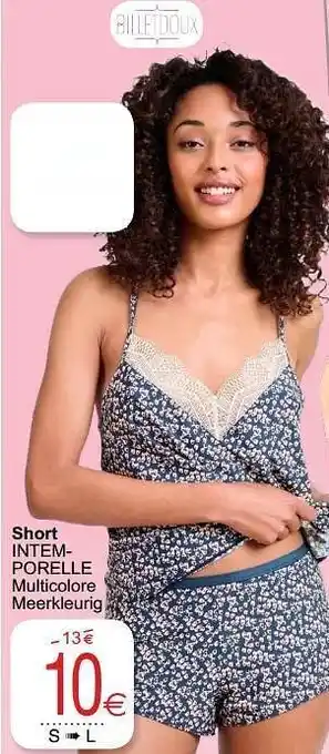 Cora Short intemporelle aanbieding
