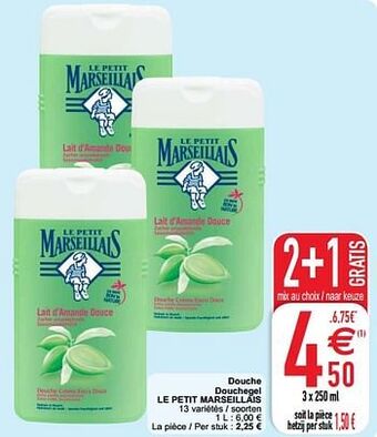 Cora Douche douchegel le petit marseillais aanbieding