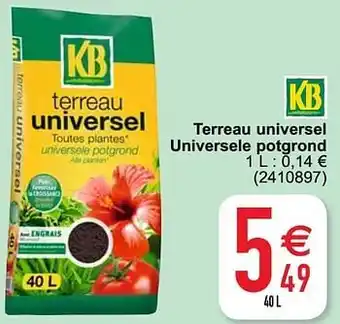 Cora Terreau universel universele potgrond aanbieding