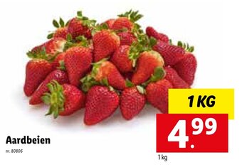 Lidl Aardbeien aanbieding