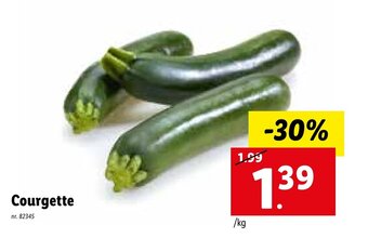 Lidl Courgette aanbieding