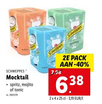 Schweppes Mocktail