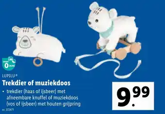 Lidl Lupilu Trekdier of muziekdoos aanbieding