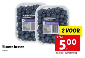 Lidl Blauwe bessen aanbieding