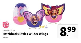 Lidl Spinmaster Hatchimals Pixies Wilder Wings aanbieding