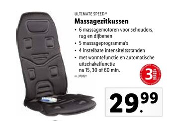 Ultimate Speed Massagezitkussen