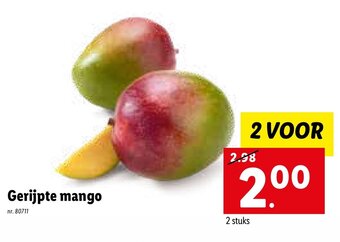 Lidl Gerijpte mango aanbieding