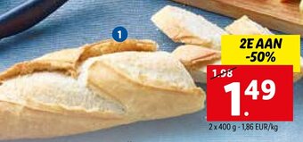 Lidl Stokbrood op Franse wijze aanbieding