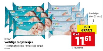 Lidl Lupilu Vochtige babydoekjes aanbieding