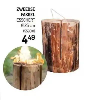 Zweedse fakkel esschert