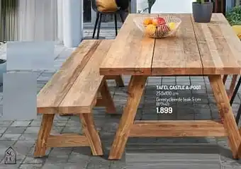 Oh Green Tafel castle a-poot aanbieding