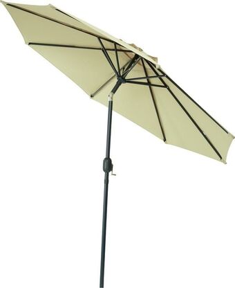 Ronde Parasol Java Taupe Kantelbaar