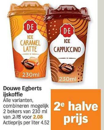 Albert Heijn Douwe Egberts Ijskoffie aanbieding