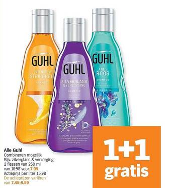 Albert Heijn Alle Guhl aanbieding