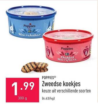 ALDI Zweedse Koekjes aanbieding