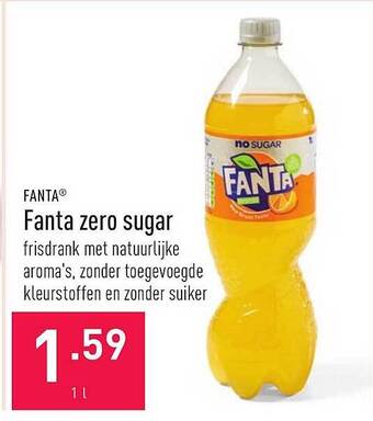 ALDI Fanta Zero Sugar aanbieding