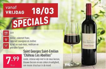 ALDI Saint Georges Saint Emilion Château Les Abeilles aanbieding