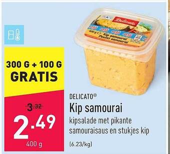 ALDI Kip Samourai aanbieding