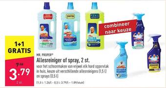 ALDI Allesreiniger Of Spray aanbieding