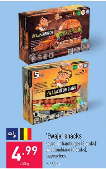 ALDI Ewaja Snacks aanbieding